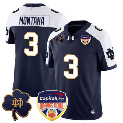 ND  2024 Orange Bowl Jersey - All Stitched