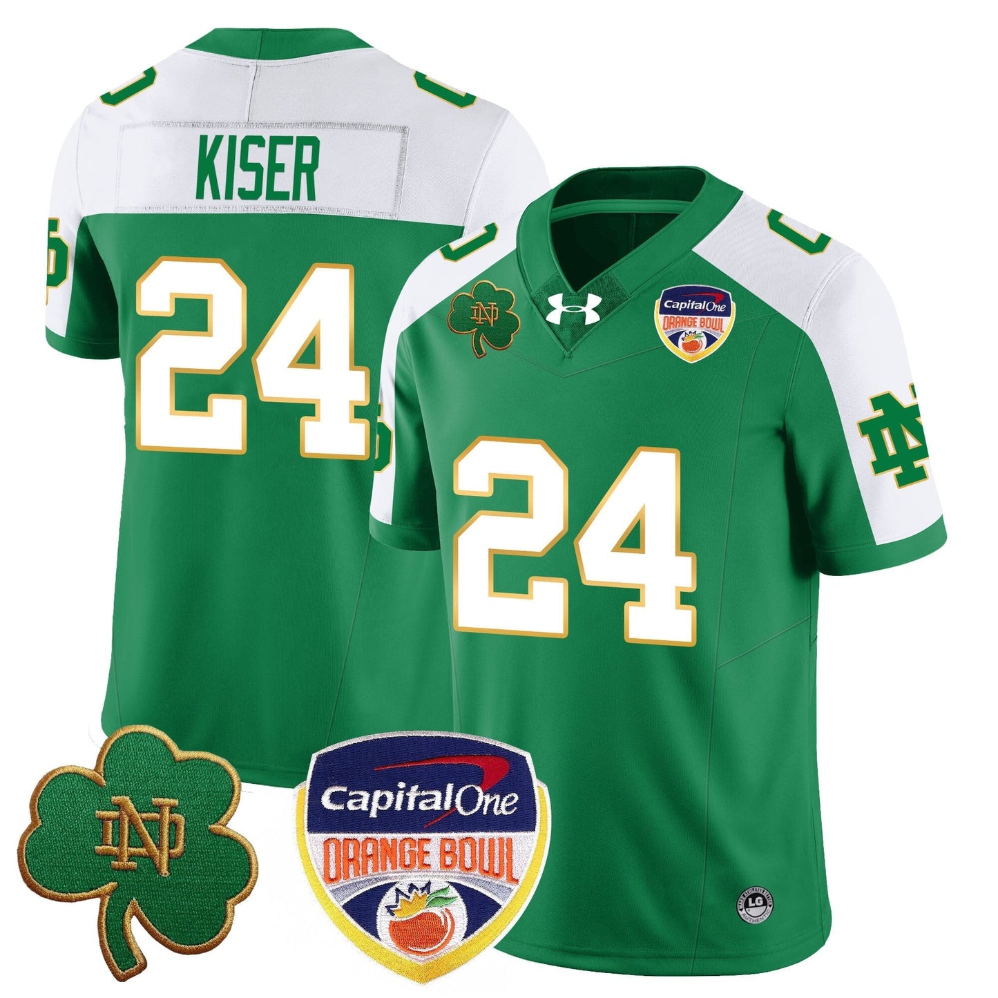ND  2024 Orange Bowl Jersey - All Stitched