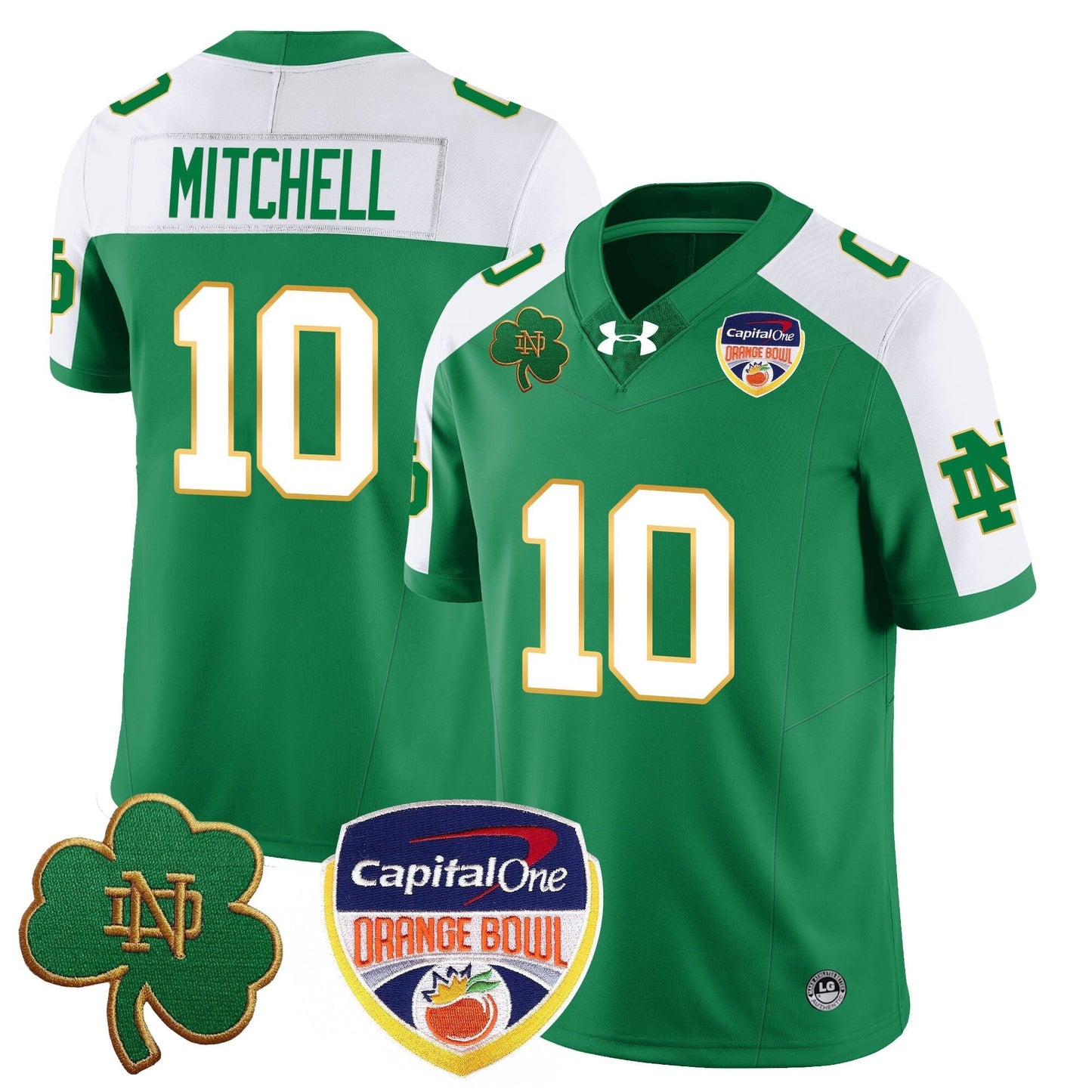 ND  2024 Orange Bowl Jersey - All Stitched