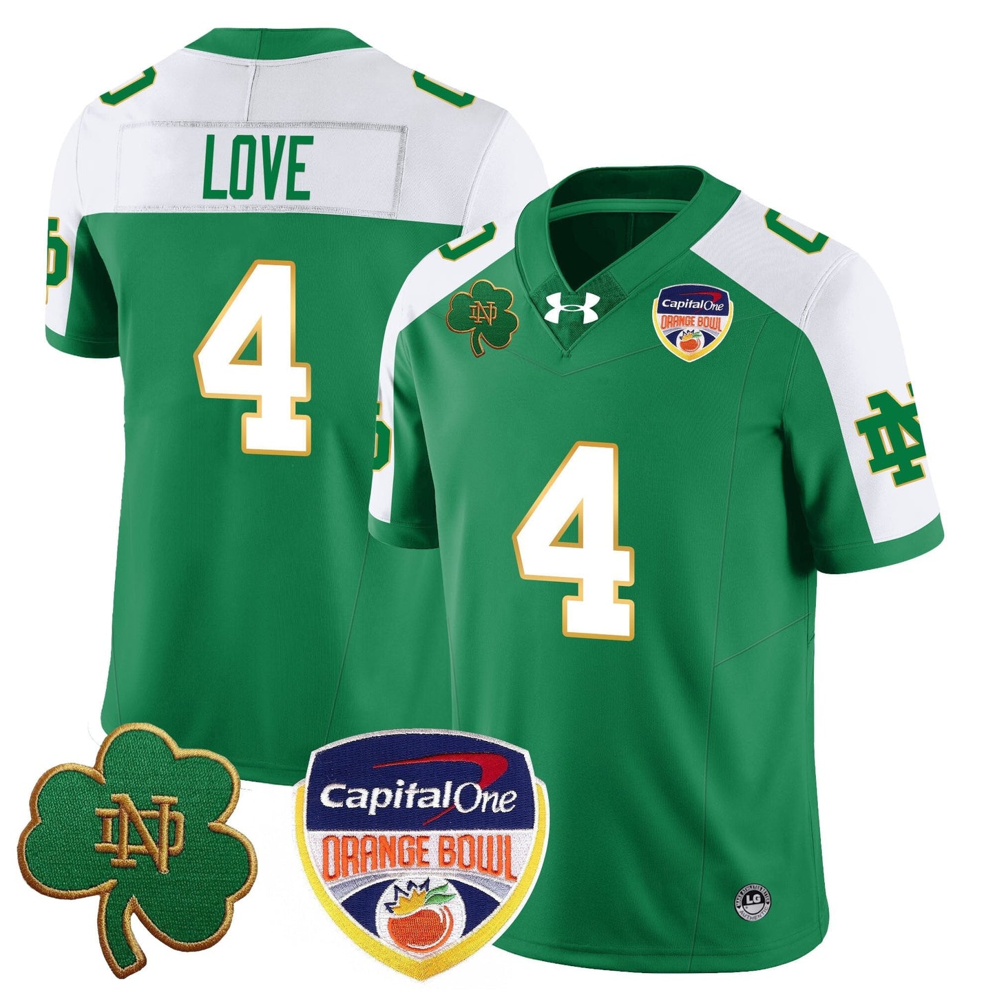 ND  2024 Orange Bowl Jersey - All Stitched