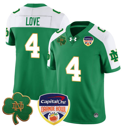 ND  2024 Orange Bowl Jersey - All Stitched