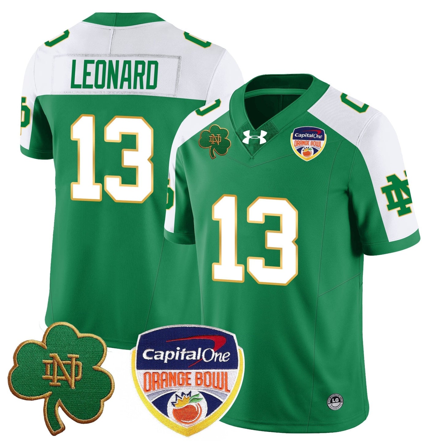 ND  2024 Orange Bowl Jersey - All Stitched