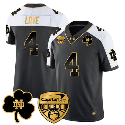 ND 2025 Orange Bowl Jersey - All Stitched