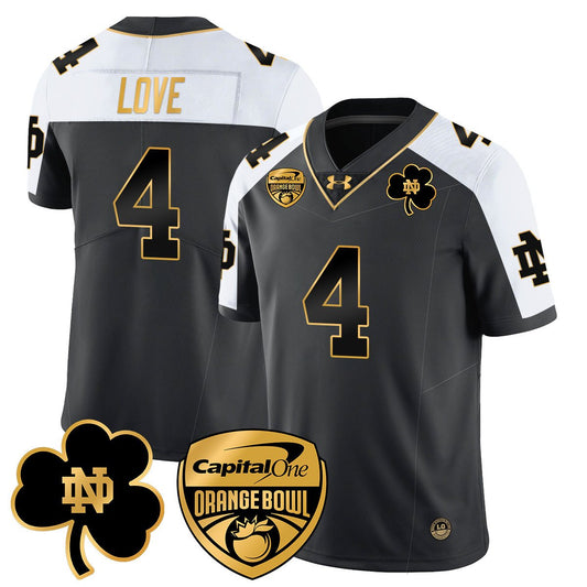 ND 2025 Orange Bowl Jersey - All Stitched