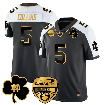 ND 2025 Orange Bowl Jersey - All Stitched