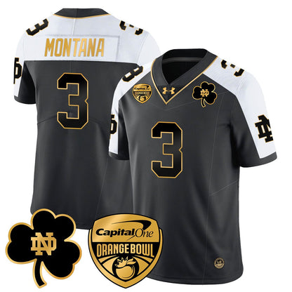 ND 2025 Orange Bowl Jersey - All Stitched