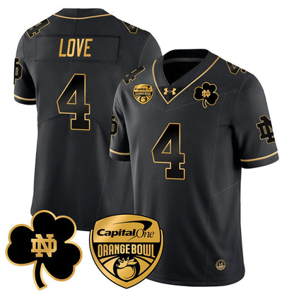 ND 2025 Orange Bowl Jersey - All Stitched