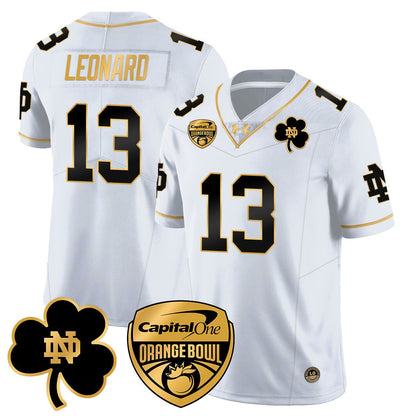 ND 2025 Orange Bowl Jersey - All Stitched