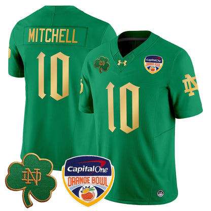 ND 2024 Orange Bowl Patch Vapor Limited Jersey V2 - All Stitched