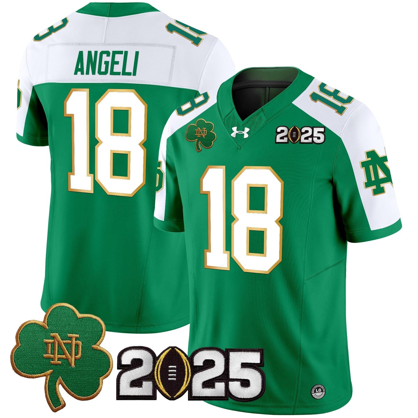 ND 2025 CFP Final Patch Vapor Limited Jersey - All Stitched