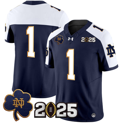 ND 2025 CFP Final Patch Vapor Limited Jersey - All Stitched