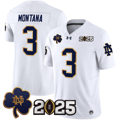 ND 2025 CFP Final Patch Vapor Limited Jersey - All Stitched