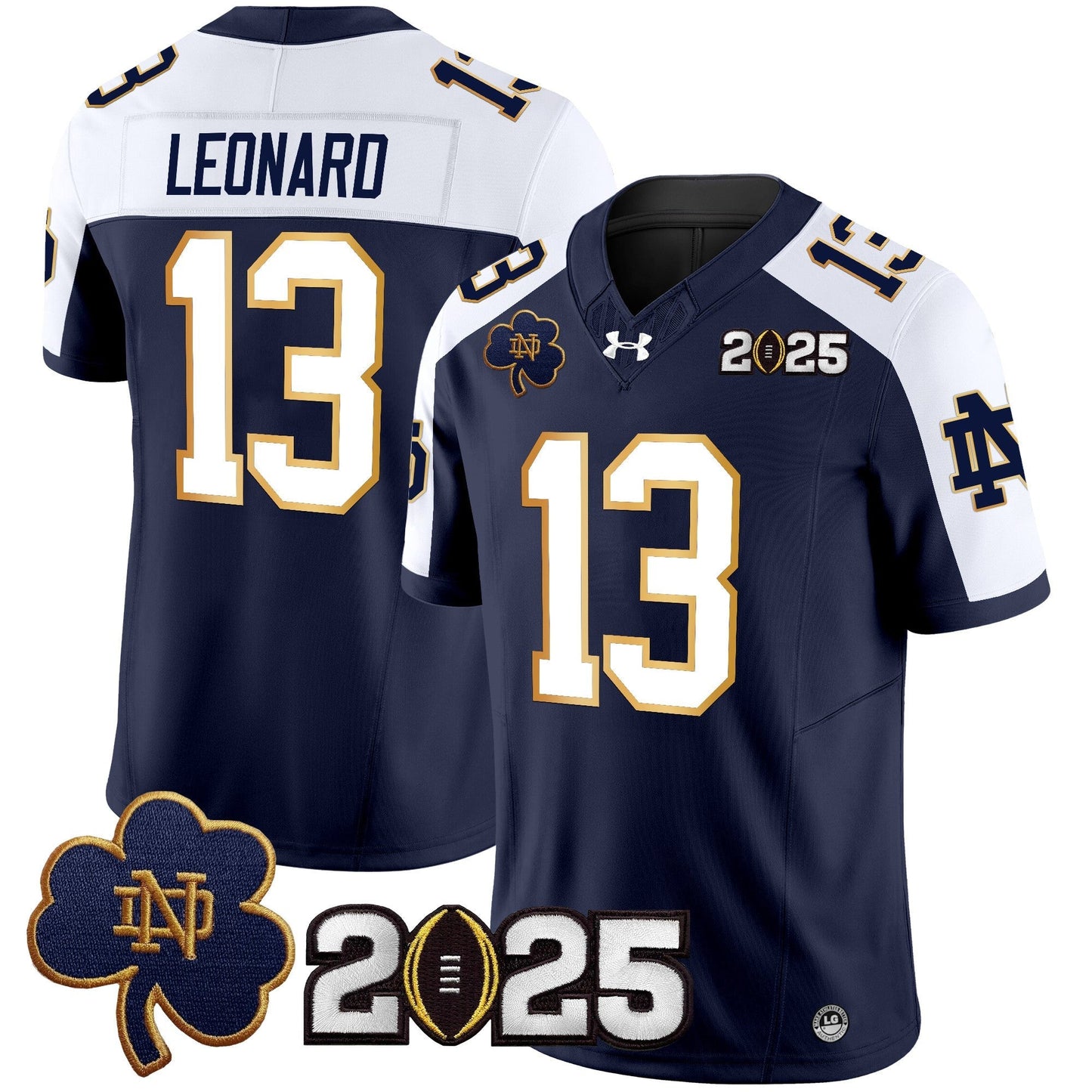 ND 2025 CFP Final Patch Vapor Limited Jersey - All Stitched