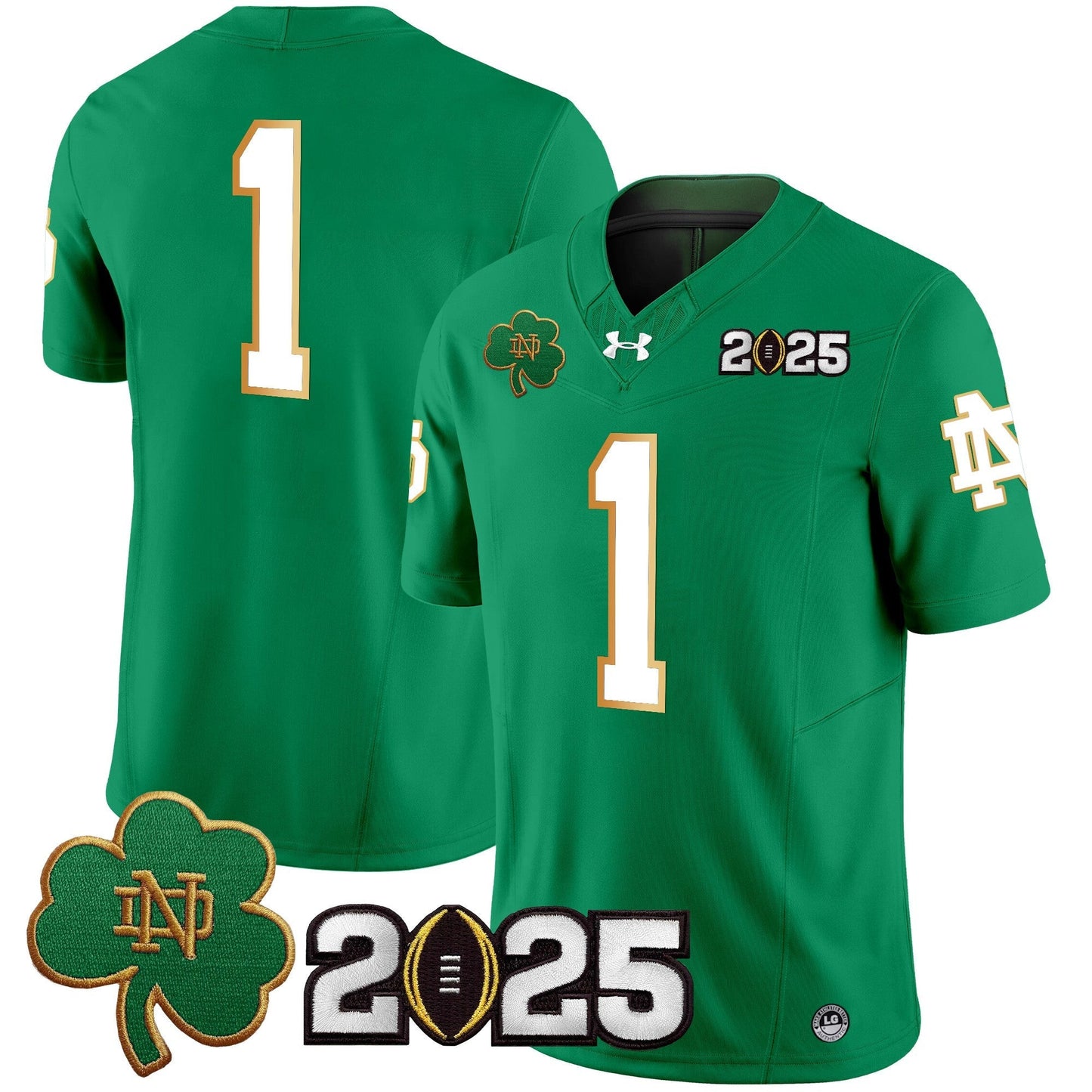 ND 2025 CFP Final Patch Vapor Limited Jersey - All Stitched