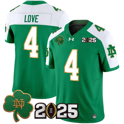 ND 2025 CFP Final Patch Vapor Limited Jersey - All Stitched