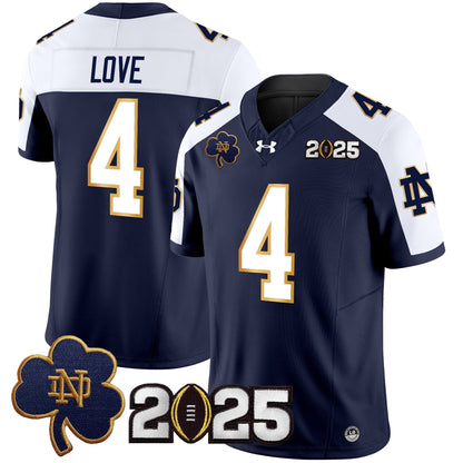 ND 2025 CFP Final Patch Vapor Limited Jersey - All Stitched