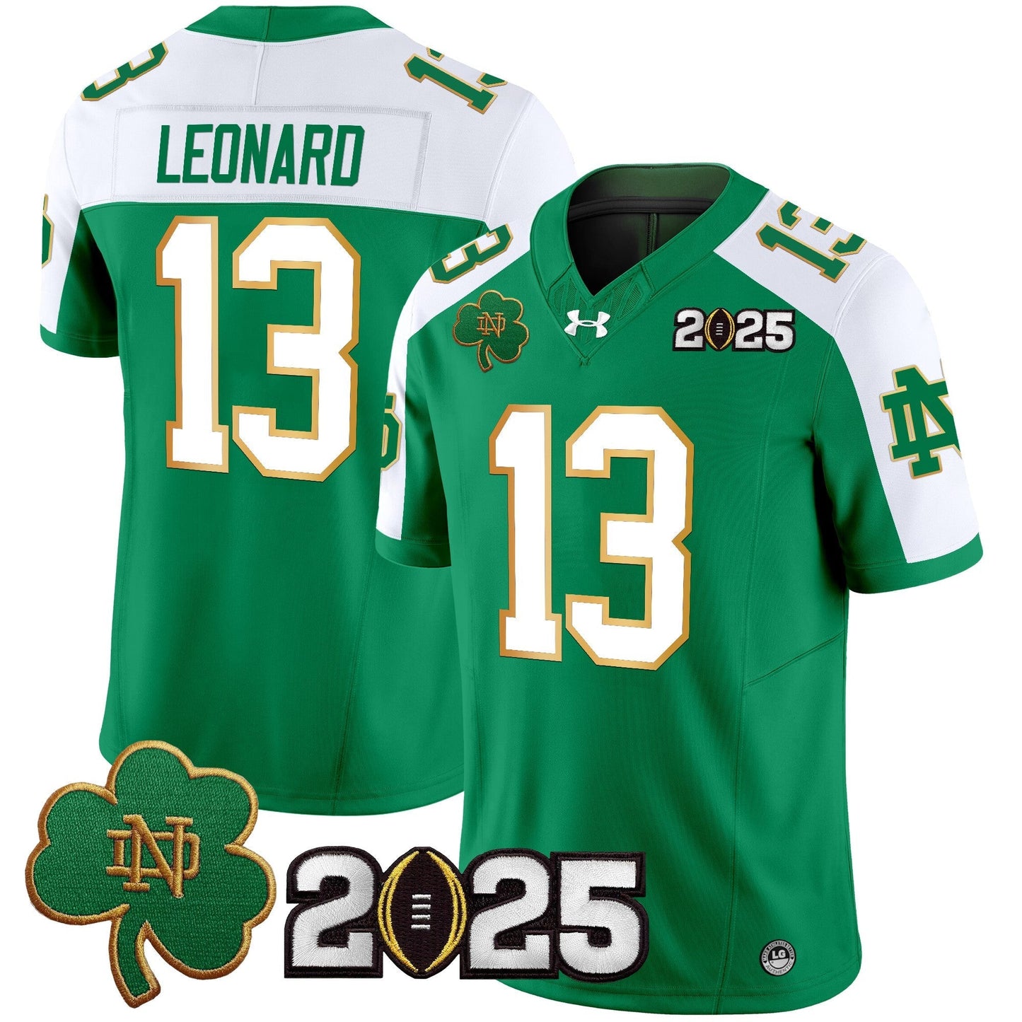 ND 2025 CFP Final Patch Vapor Limited Jersey - All Stitched