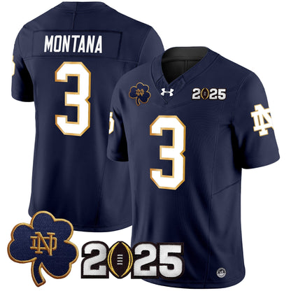 ND 2025 CFP Final Patch Vapor Limited Jersey - All Stitched