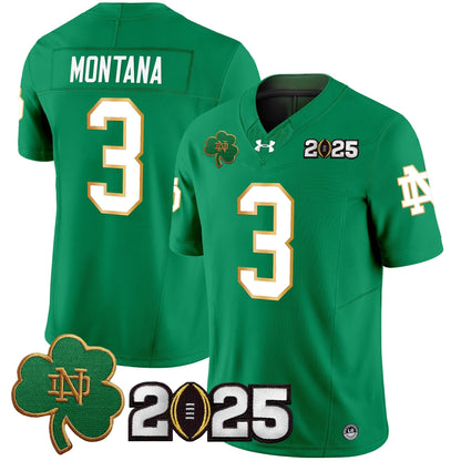 ND 2025 CFP Final Patch Vapor Limited Jersey - All Stitched