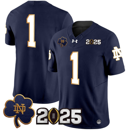 ND 2025 CFP Final Patch Vapor Limited Jersey - All Stitched