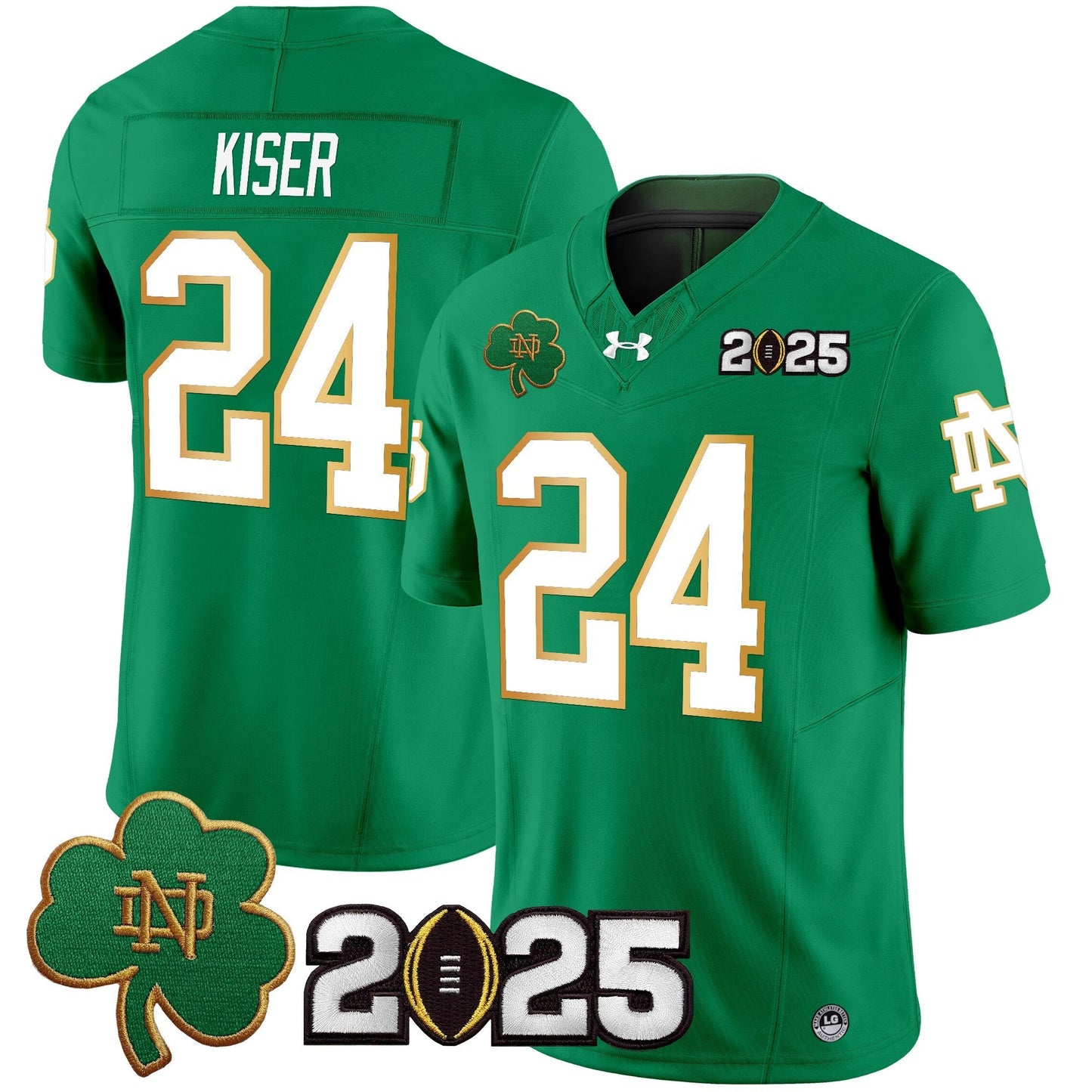 ND 2025 CFP Final Patch Vapor Limited Jersey - All Stitched