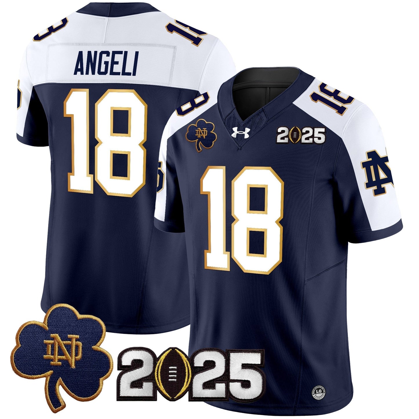 ND 2025 CFP Final Patch Vapor Limited Jersey - All Stitched