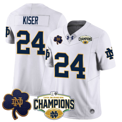 ND 2025 Orange Bowl Champions Jersey N5 - All Stitched