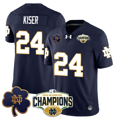 ND 2025 Orange Bowl Champions Jersey N5 - All Stitched