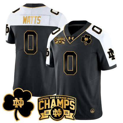 ND 2025 Orange Bowl Champions Jersey N6 - All Stitched