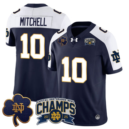 ND 2025 Orange Bowl Champions Jersey N6 - All Stitched