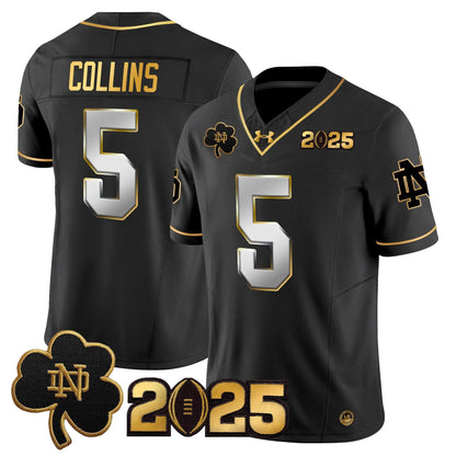 NDFI 2025 CFP Final Patch Gold Vapor Limited Jersey - All Stitched
