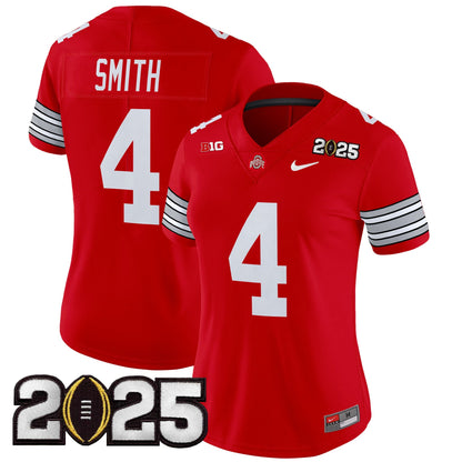 Women's OSU 'Heritage Stripe' 2025 CFP Final Patch Vapor Limited Jersey - All Stitched