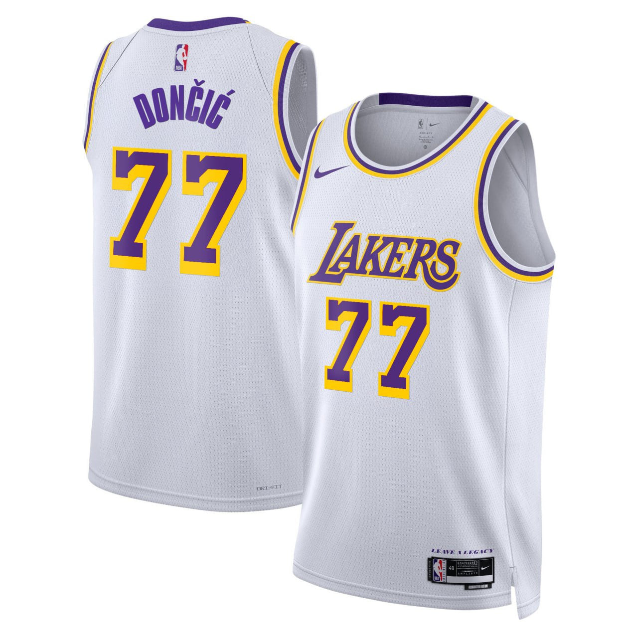 Luka Doncic #77 Los Angeles Lakers Jersey Collection - All Stitched