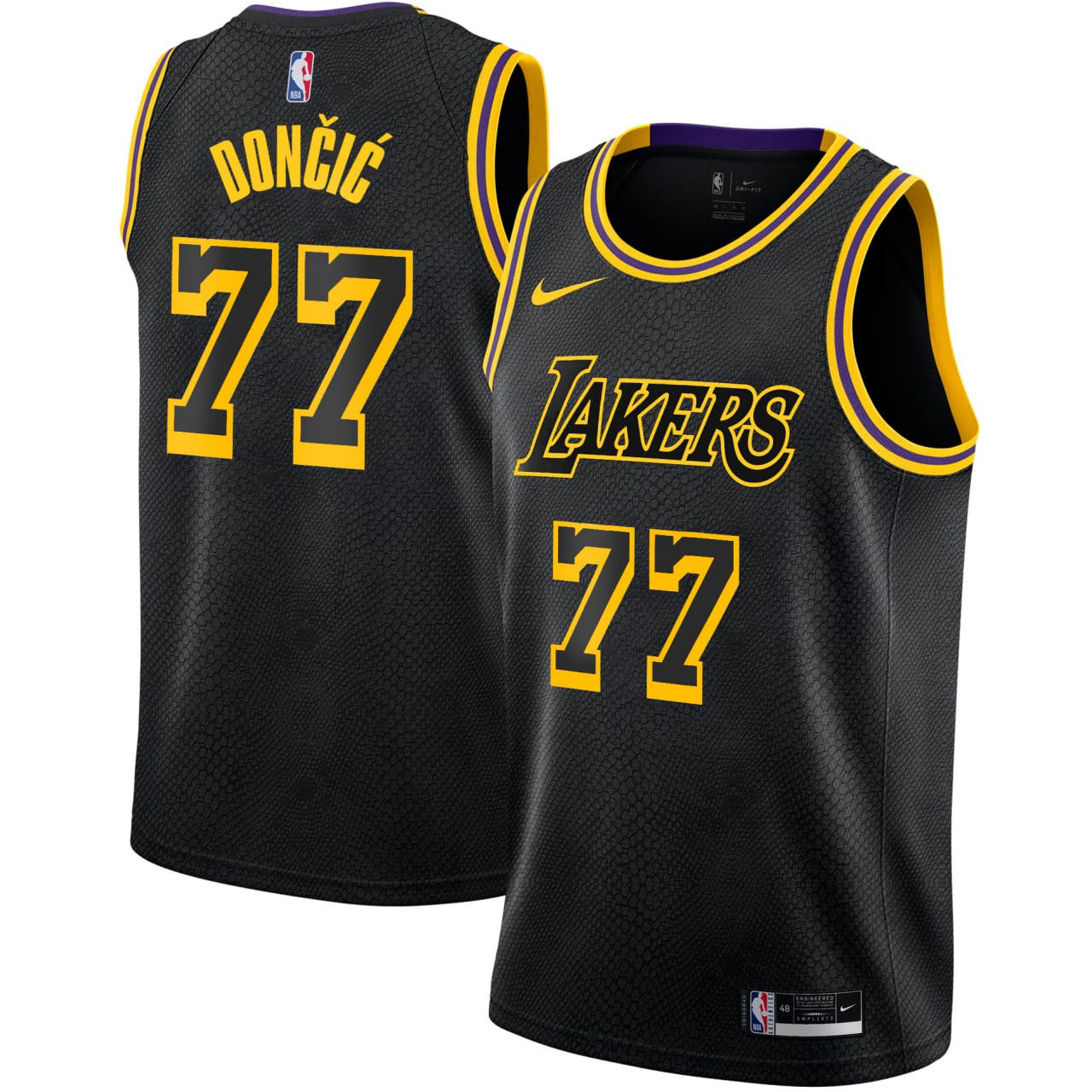 Luka Doncic #77 Los Angeles Lakers Jersey Collection - All Stitched