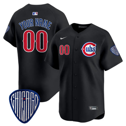Chicago Cubs Blue Alternate Vapor Premier Limited Custom Jersey - All Stitched