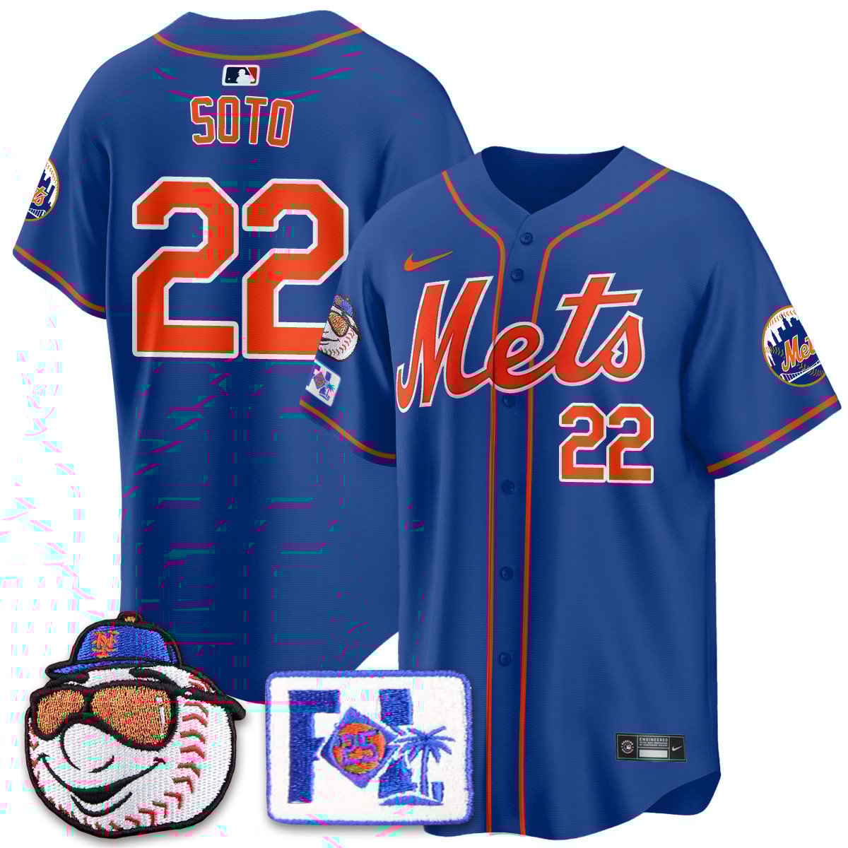 New York Mets 2025 Spring Training Jersey - All Stitched