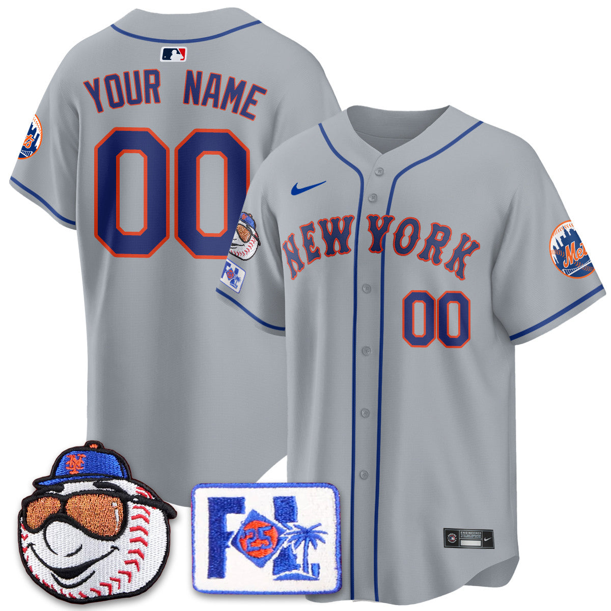 Custom Gender/Name New York Mets 2025 Spring Training Jersey - All Stitched