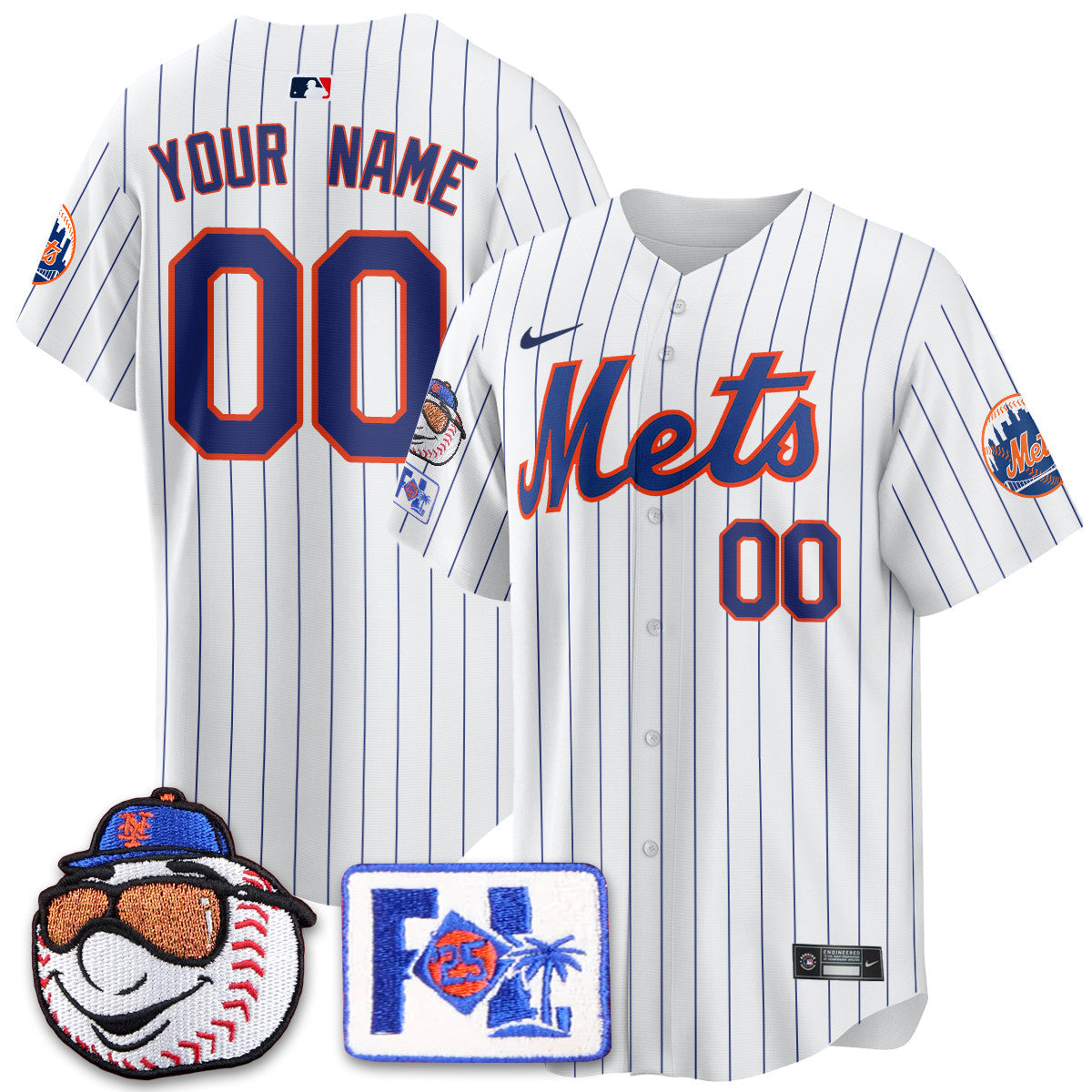 Custom Gender/Name New York Mets 2025 Spring Training Jersey - All Stitched