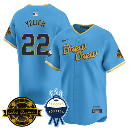 MIL 2025 Limited Jersey - Bob Uecker Patch - All Stitched