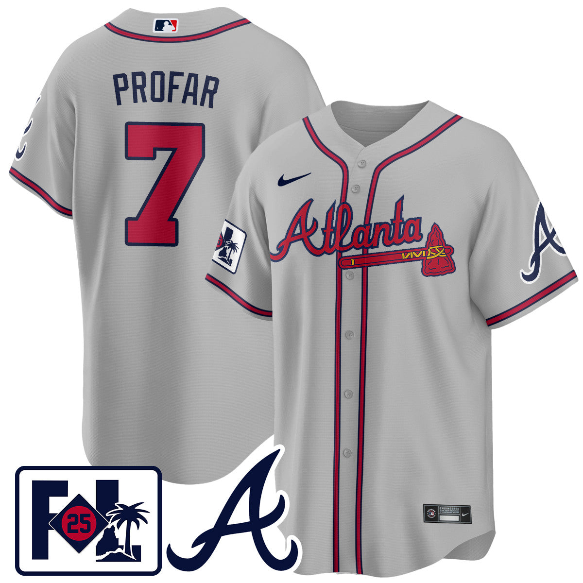 Atlanta Braves 2025 Spring Training Jersey - All Stitched