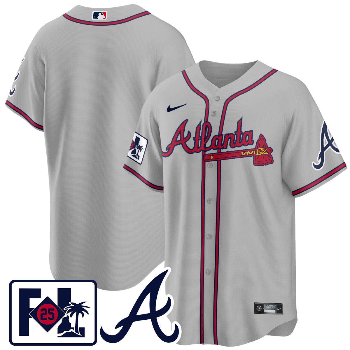 Atlanta Braves 2025 Spring Training Jersey - All Stitched