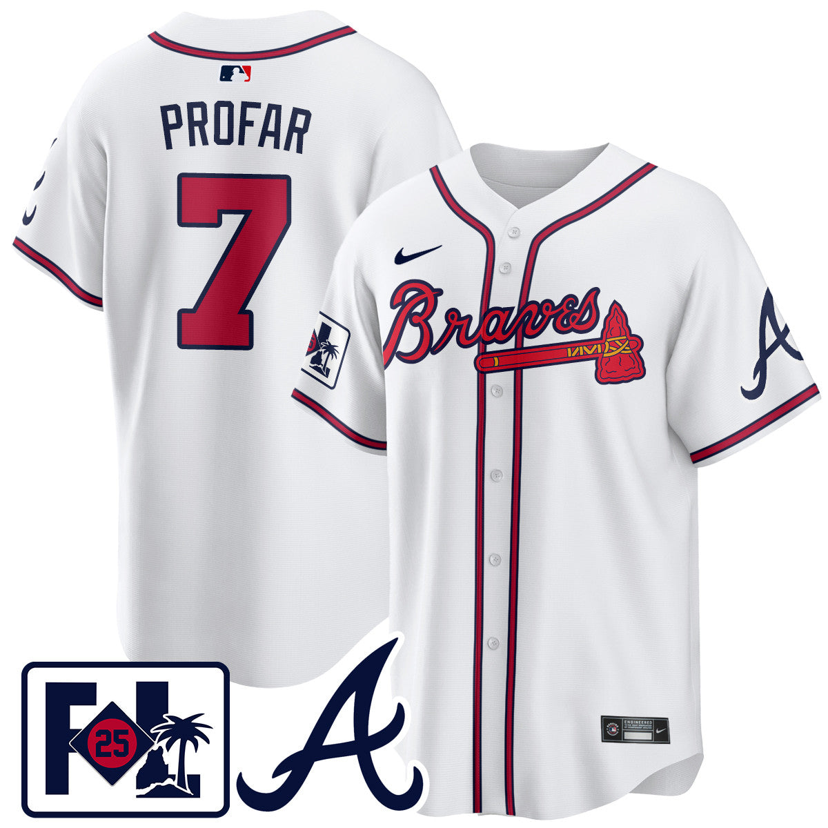 Atlanta Braves 2025 Spring Training Jersey - All Stitched