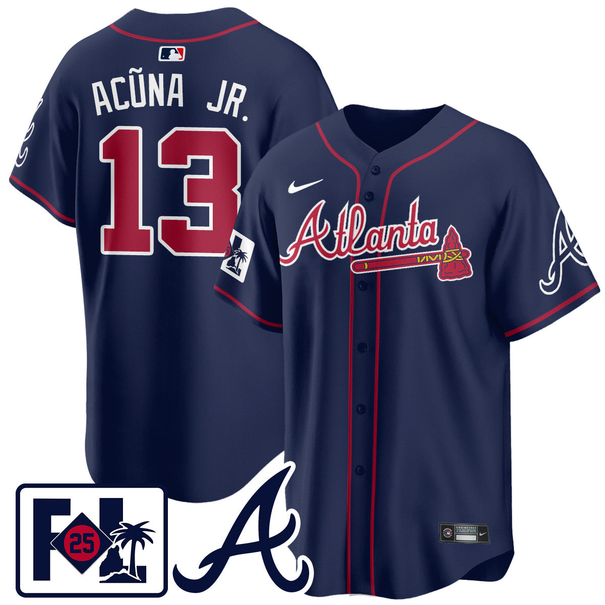 Atlanta Braves 2025 Spring Training Jersey - All Stitched