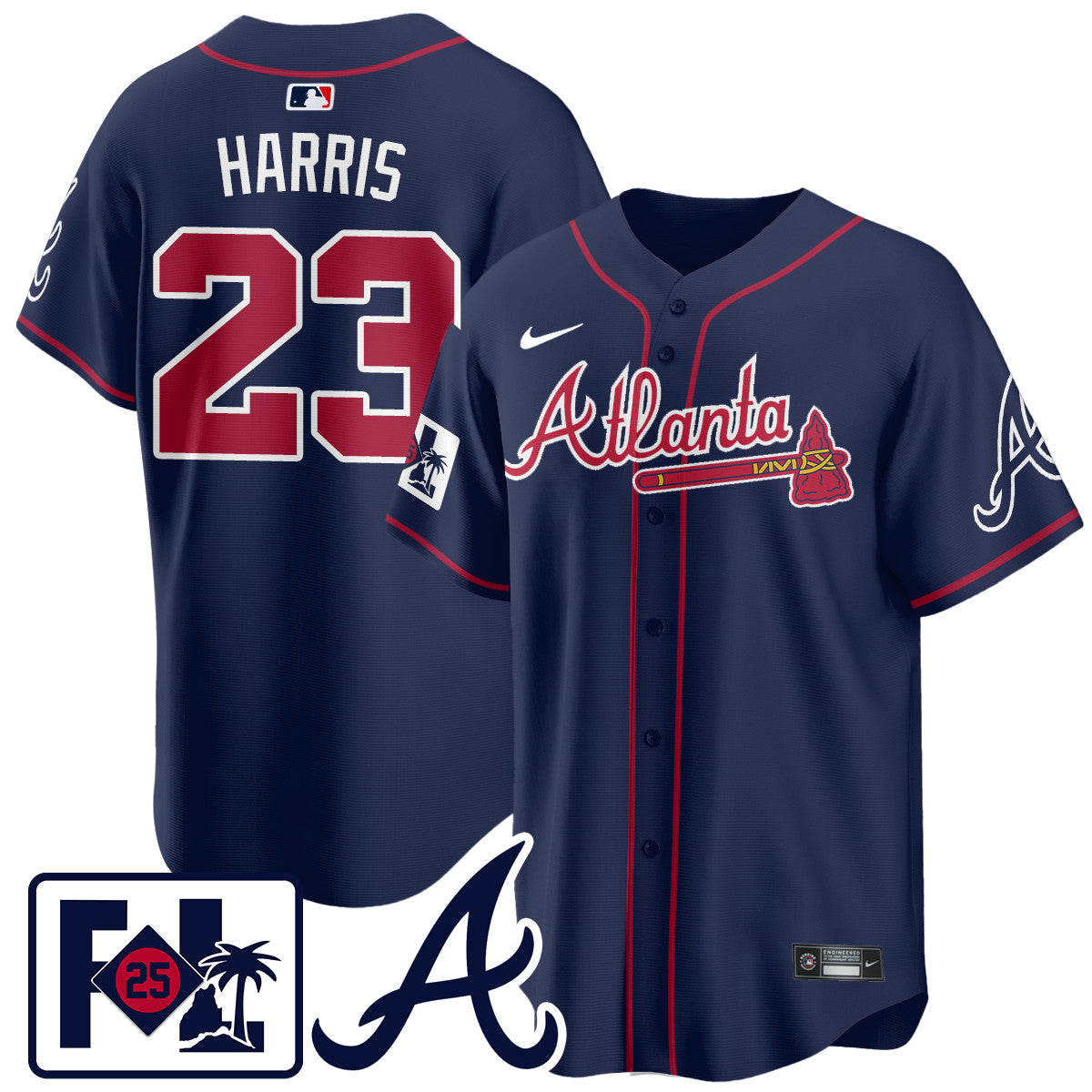 Atlanta Braves 2025 Spring Training Jersey - All Stitched