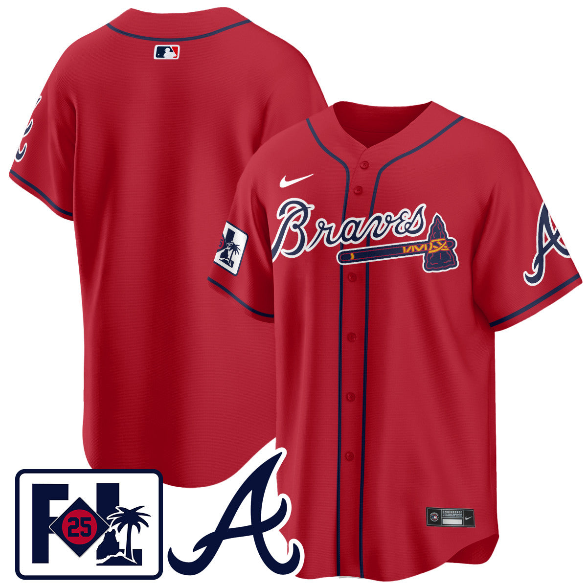 ATL 2025 Spring Training Jersey - All Stitched