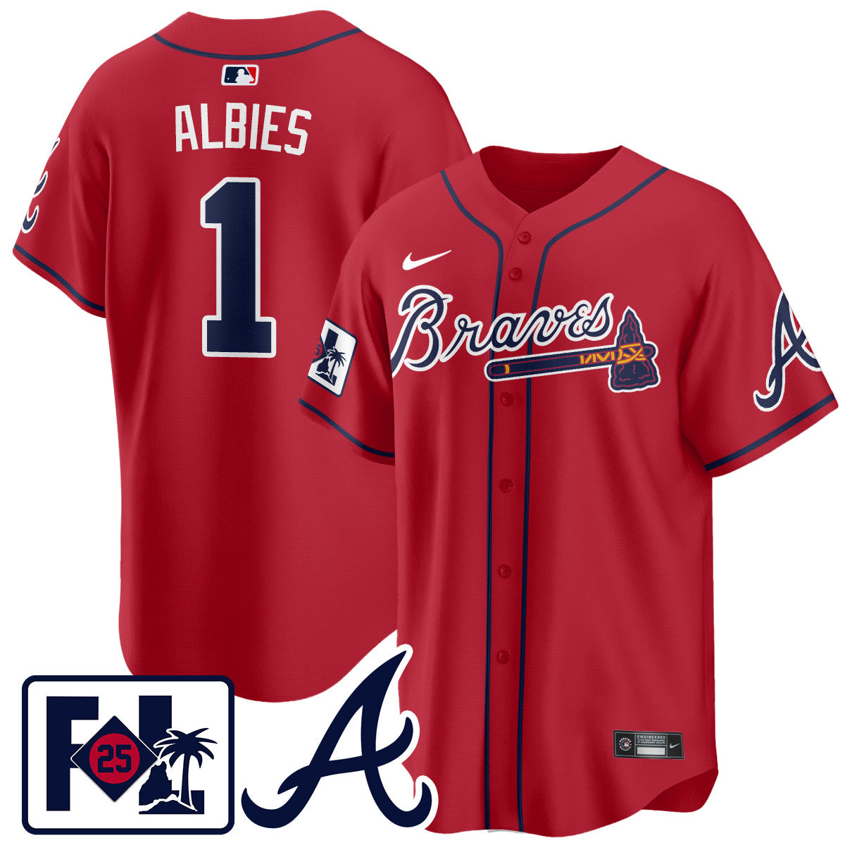 Atlanta Braves 2025 Spring Training Jersey - All Stitched