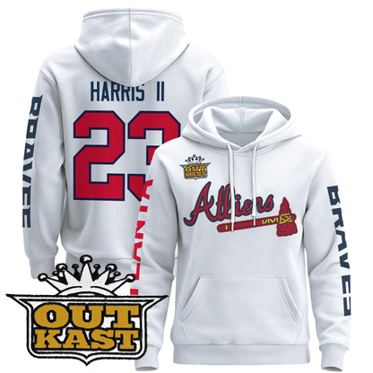 Men's Atlanta Braves 2025 Atliens Pullover Hoodie - All Stitched