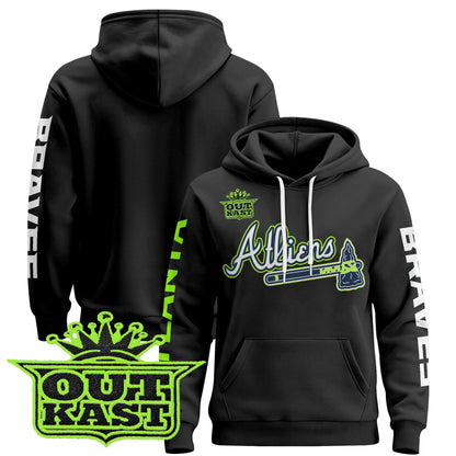 Men's Atlanta Braves 2025 Atliens Pullover Hoodie - All Stitched