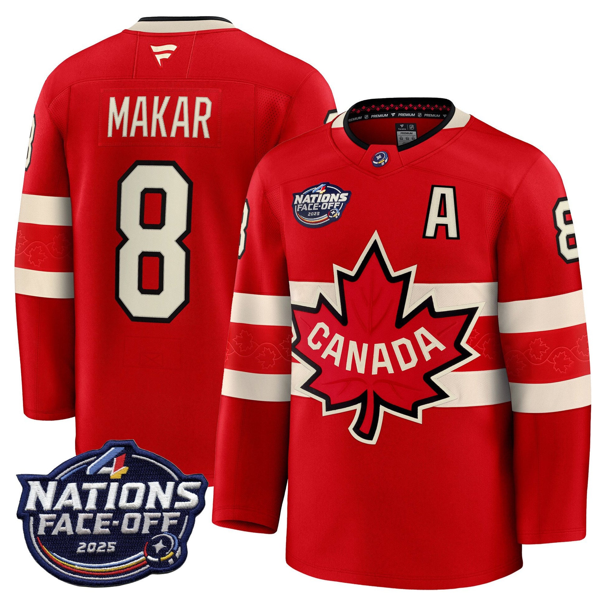 Canada 4 Nations Face-Off 2025 Premium Jersey - All Stitched