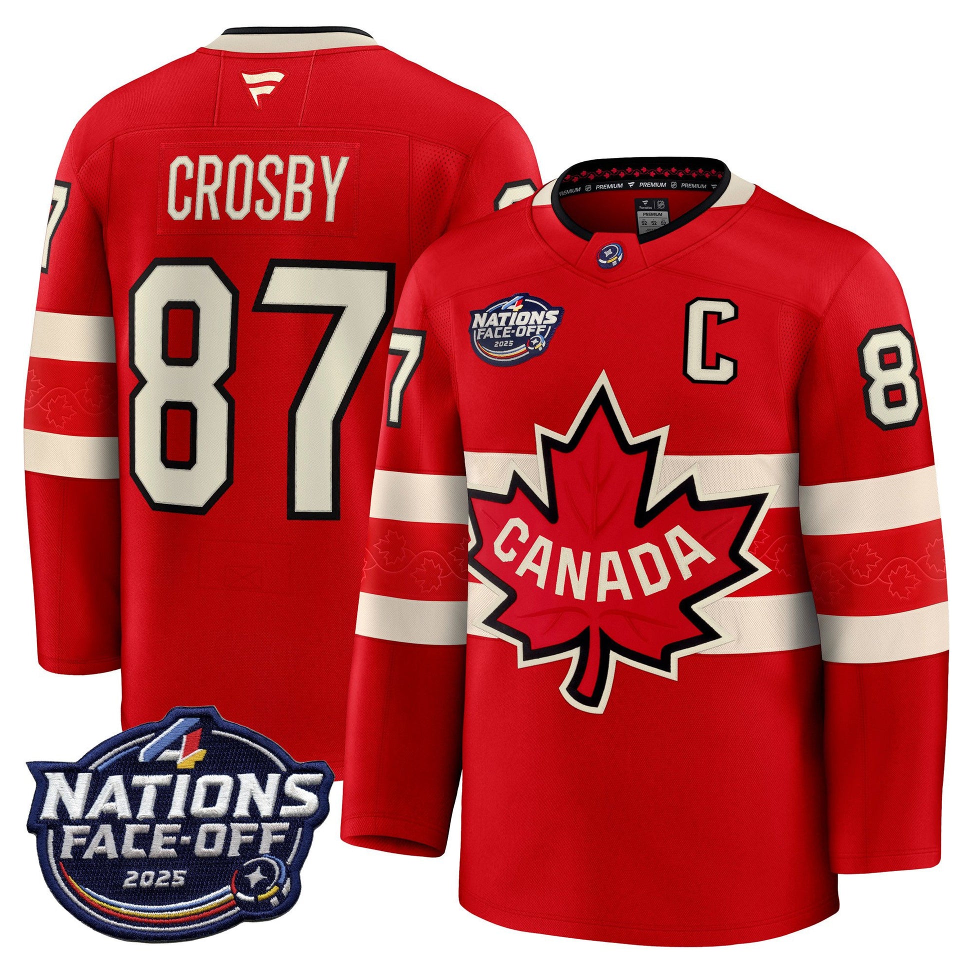Canada 4 Nations Face-Off 2025 Premium Jersey - All Stitched